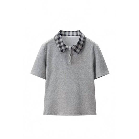 NEW SUNDAYUP anna polo shirt and midi skirt set in grey - Picture 7 of 10